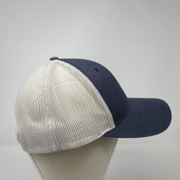 KWS Leasing Snapback Mesh Back Trucker Hat Blue Large Outdoor Richardson - Picture 5 of 10